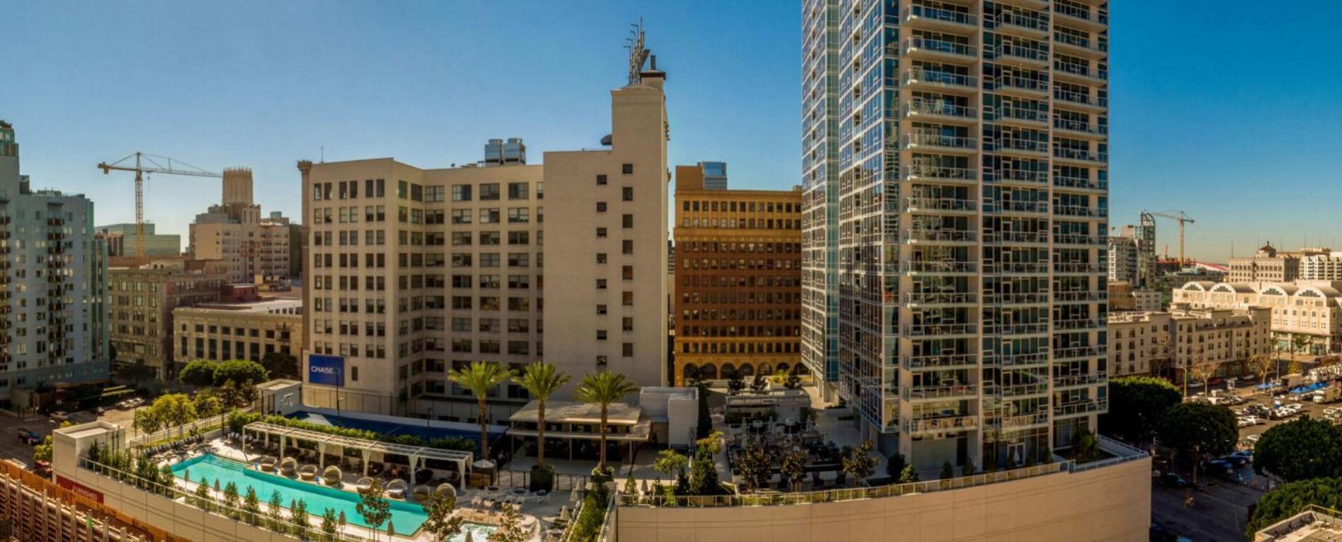 Level Downtown La South Olive Hotel Los Angeles Buitenkant foto